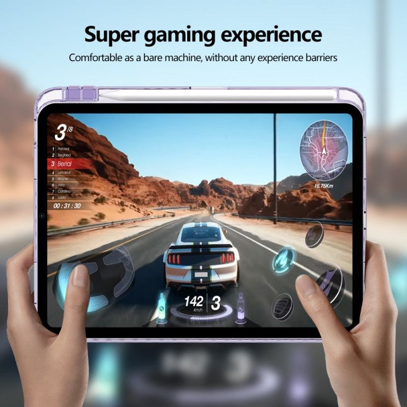 Deksel Til iPad (2025) Gjennomsiktig Pekepennholder