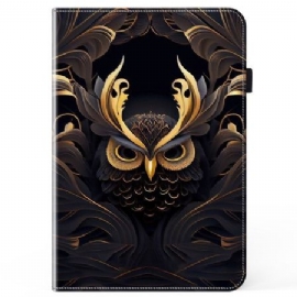 Etui iPad (2025) Gyllen Ugle