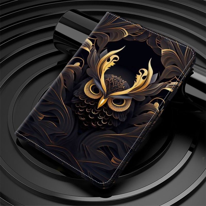 Etui iPad (2025) Gyllen Ugle