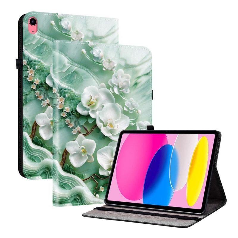 Etui iPad (2025) Jadeblomster