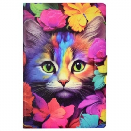 Etui iPad (2025) Rosa Kattunge