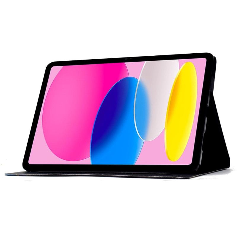 Etui iPad (2025) Rosa Kattunge