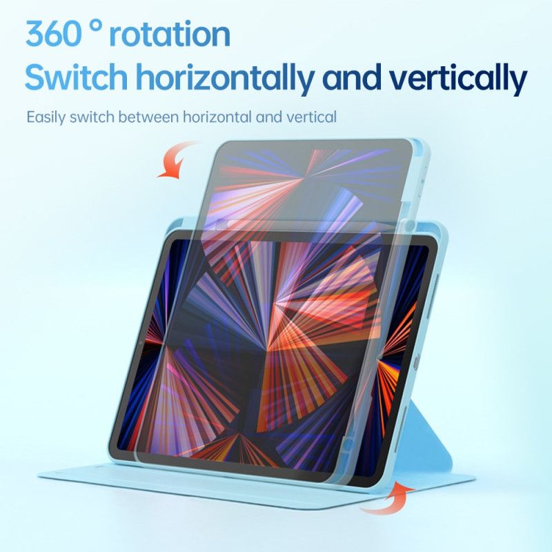 Etui iPad (2025) Roterende Stativ Og Pastellfarget Deksel Beskyttelse Deksel