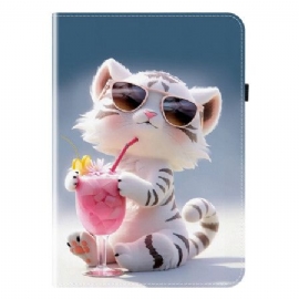 Etui iPad (2025) Tegneserietiger