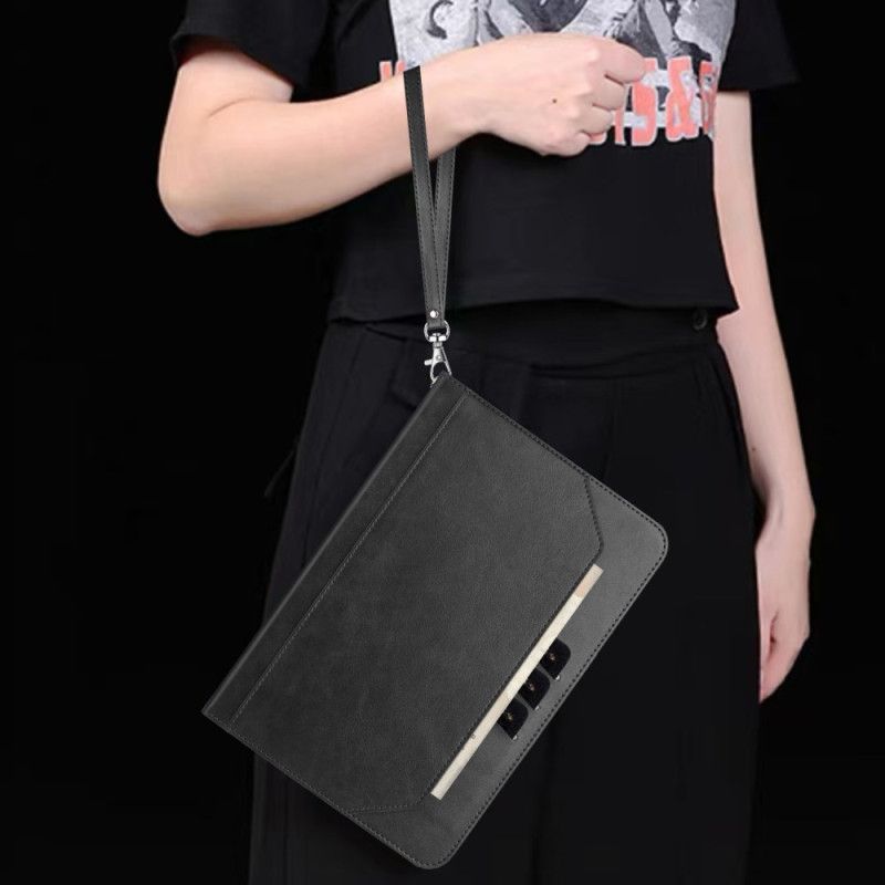 Etui Til iPad (2025) Lommebok- Og Håndfristativ