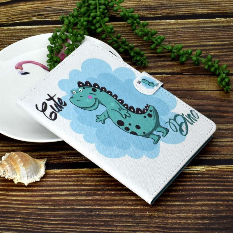 Folio Deksel iPad (2025) Søt Dinosaur