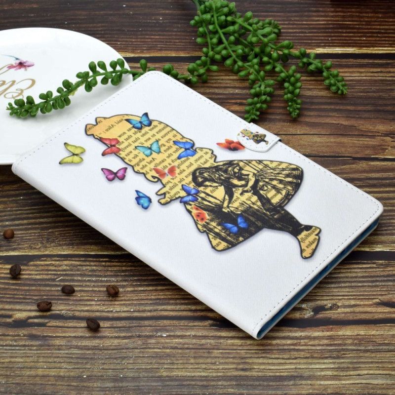 Folio Deksel Til iPad (2025) Sommerfugljente