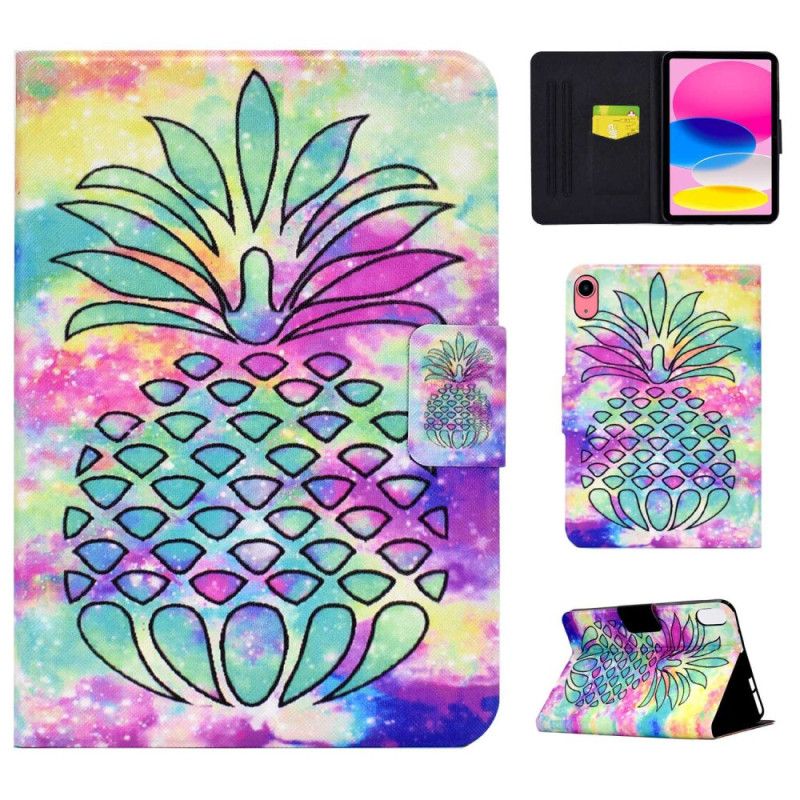 Lærdeksel Folio Deksel iPad (2025) Grafisk Ananas