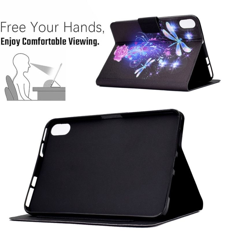 Lærdeksel Folio Deksel iPad (2025) Mobildeksel Sommerfugleventyr