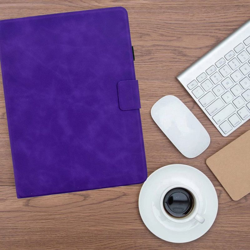 Lærdeksel Folio Deksel iPad (2025) Retro Skinneffekt