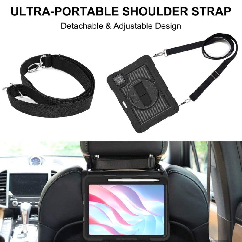 Deksel Til Xiaomi Pad 7 / 7 Pro Ultraslitesterkt Med Stativ Og Skulderstropp