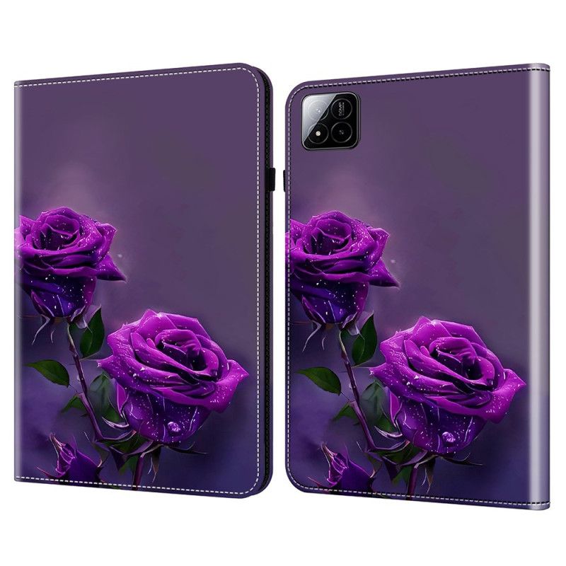 Etui Til Xiaomi Pad 7 / 7 Pro Lilla Roser