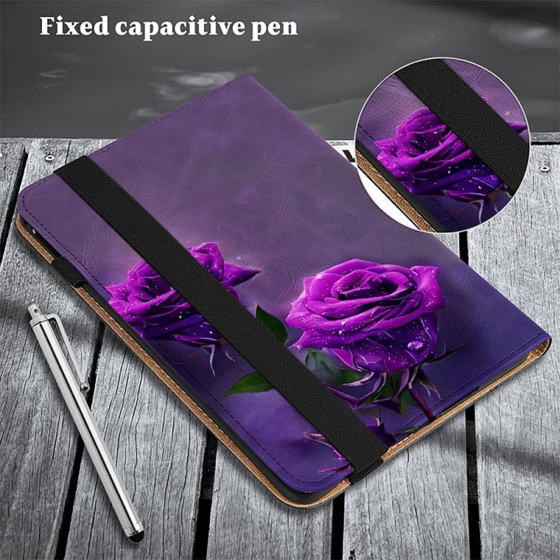 Etui Til Xiaomi Pad 7 / 7 Pro Lilla Roser