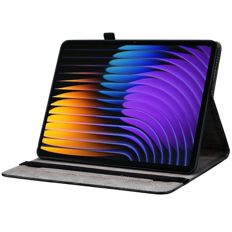 Folio Deksel Til Xiaomi Pad 7 / 7 Pro Gyldne Roser Og Sommerfugler