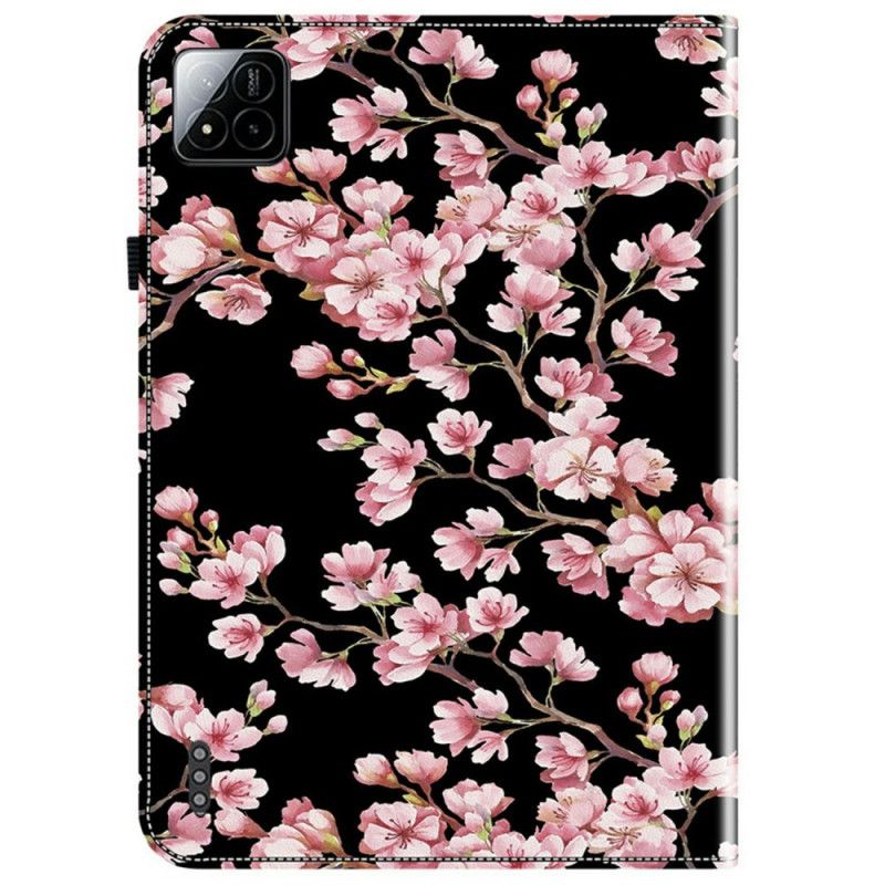 Folio Deksel Til Xiaomi Pad 7 / 7 Pro Plommeblomster