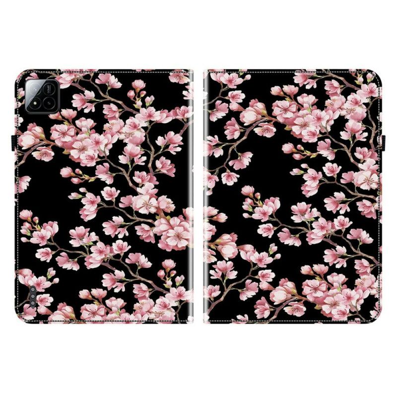 Folio Deksel Til Xiaomi Pad 7 / 7 Pro Plommeblomster
