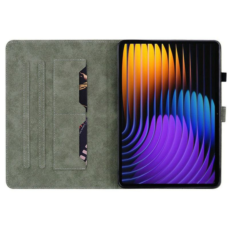 Folio Deksel Xiaomi Pad 7 / 7 Pro Vintage Kunstskinn Beskyttelse Deksel