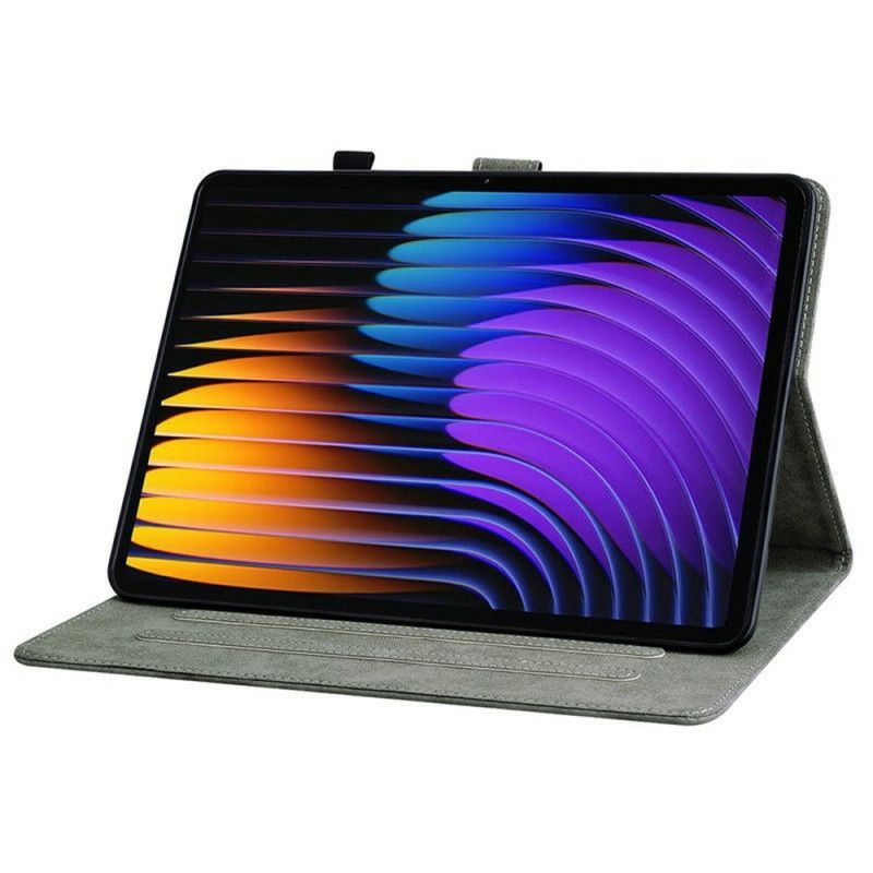 Folio Deksel Xiaomi Pad 7 / 7 Pro Vintage Kunstskinn Beskyttelse Deksel