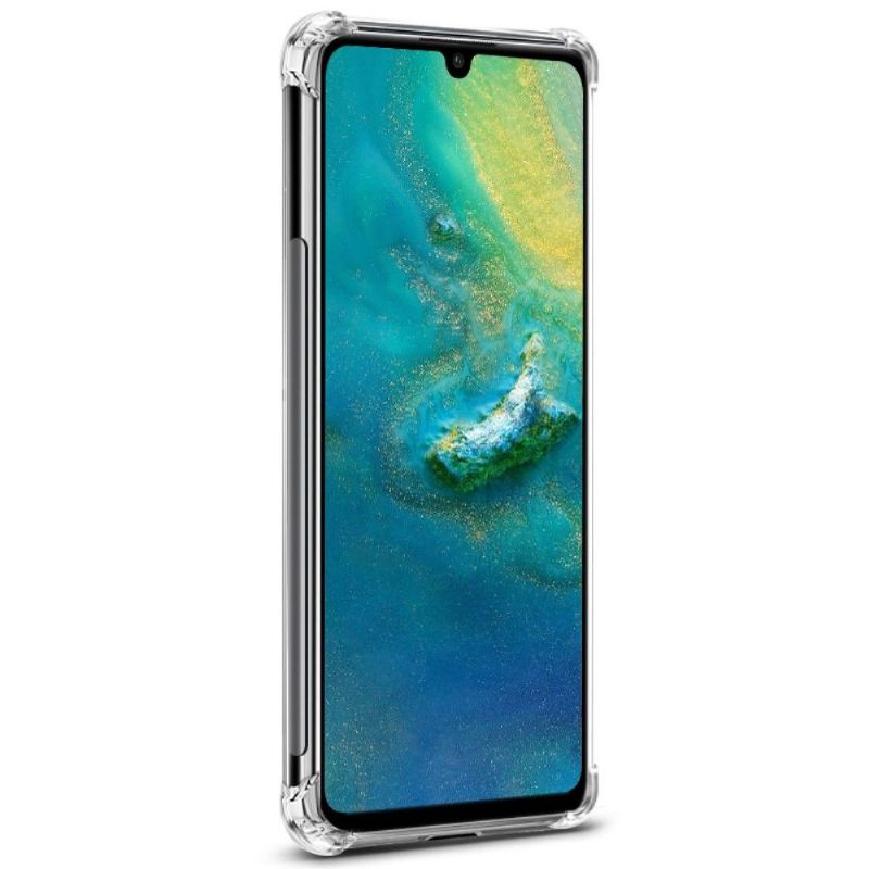 Deksel Til Huawei P30 Lite Gjennomsiktig + Beskyttende Film