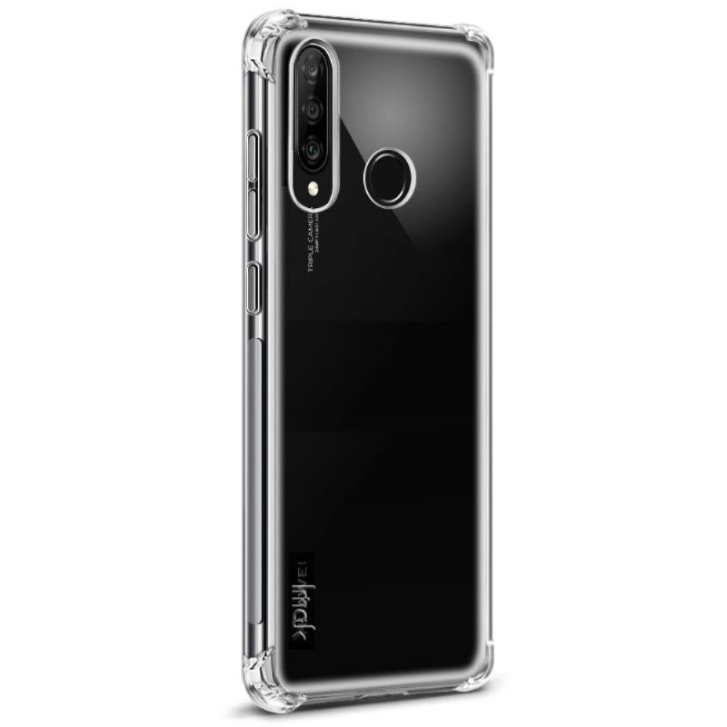 Deksel Til Huawei P30 Lite Gjennomsiktig + Beskyttende Film
