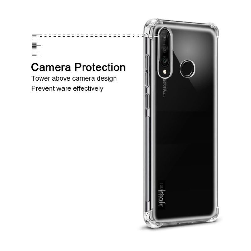 Deksel Til Huawei P30 Lite Gjennomsiktig + Beskyttende Film
