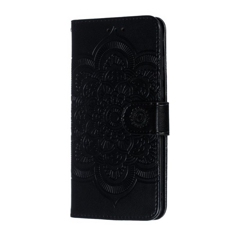 Etui Til Huawei P30 Lite Folio Deksel Folio Med Mandala-rem