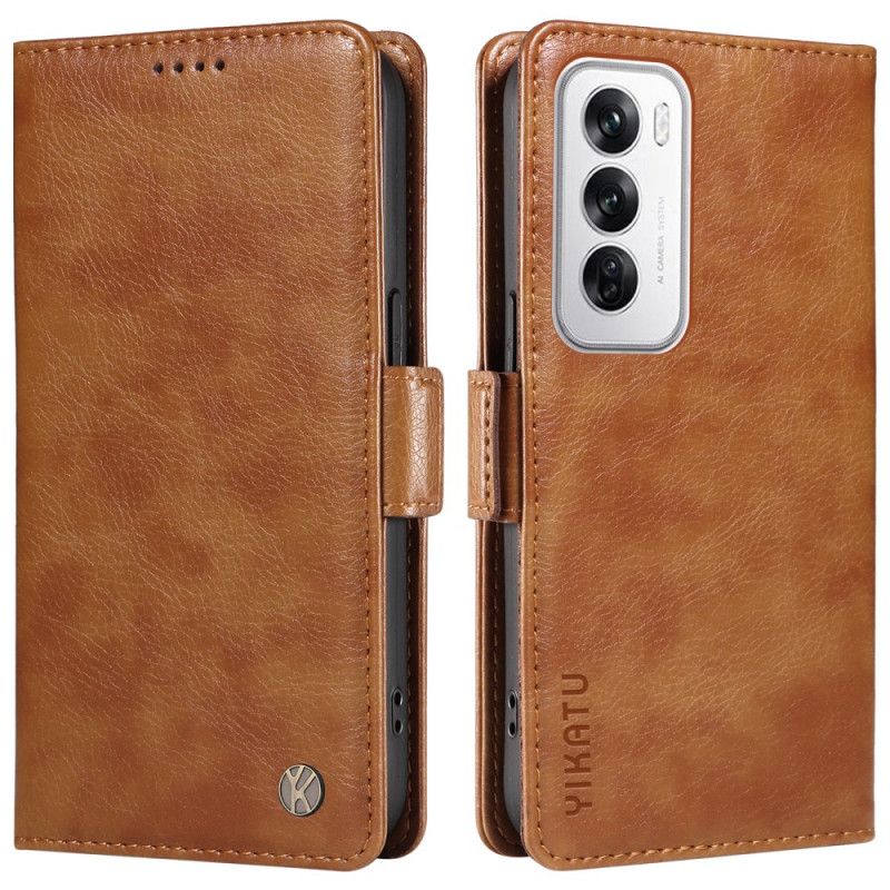 Folio Deksel Til Oppo Reno 12 5g Vintage Yikatu