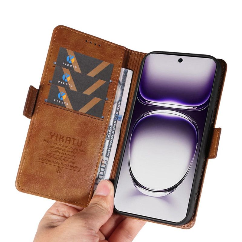 Folio Deksel Til Oppo Reno 12 5g Vintage Yikatu