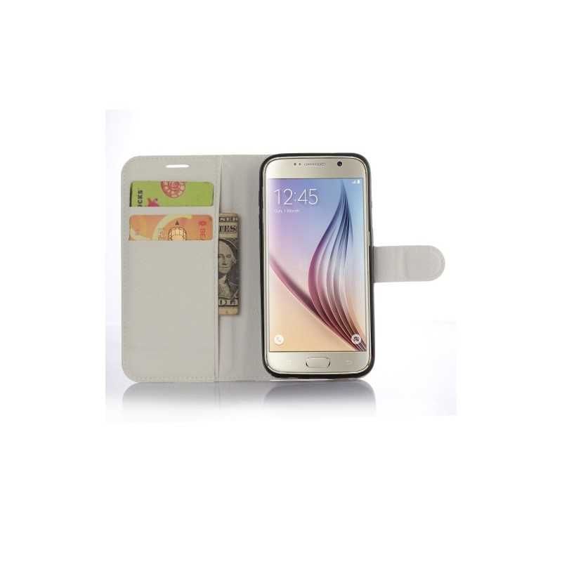 Folio Deksel Til Samsung Galaxy S7 Lommebok Skinnstil