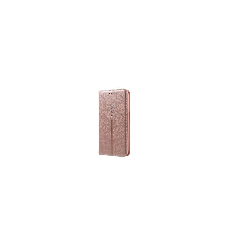 Lærdeksel Til Samsung Galaxy S7 Litchi Texture Leather - Rose Gold