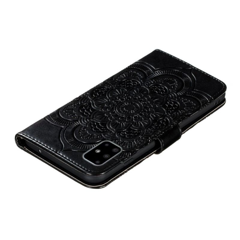 Folio Deksel Til Samsung Galaxy A51 Mandala Skinneffekt