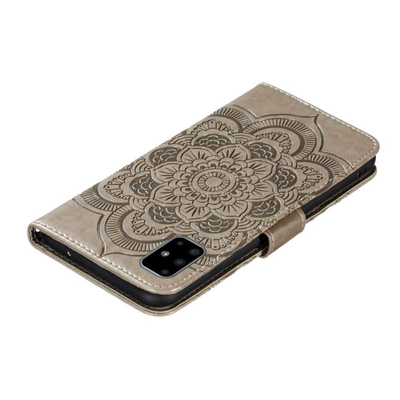 Folio Deksel Til Samsung Galaxy A51 Mandala Skinneffekt