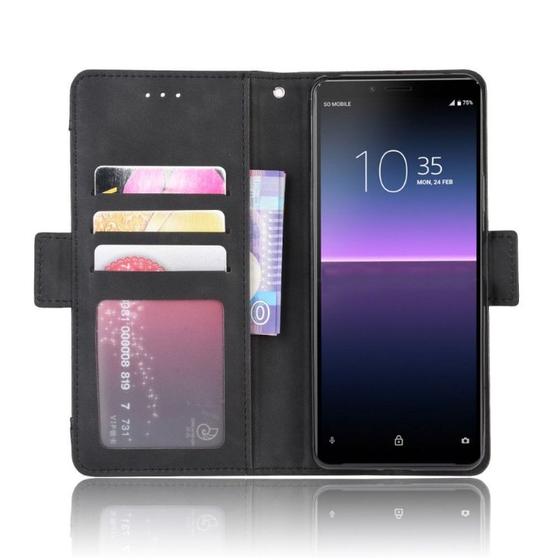 Folio Deksel Til Sony Xperia 10 II Premium Med Kortholder