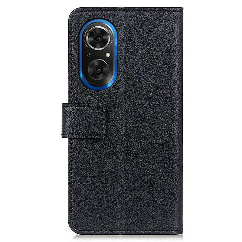 Folio Deksel Til Honor 50 SE Klassisk Skinneffekt