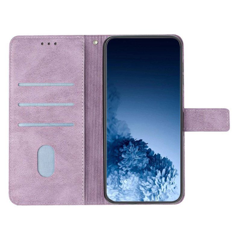 Folio Deksel Til iPhone 14 Plus Mandala Med Snor
