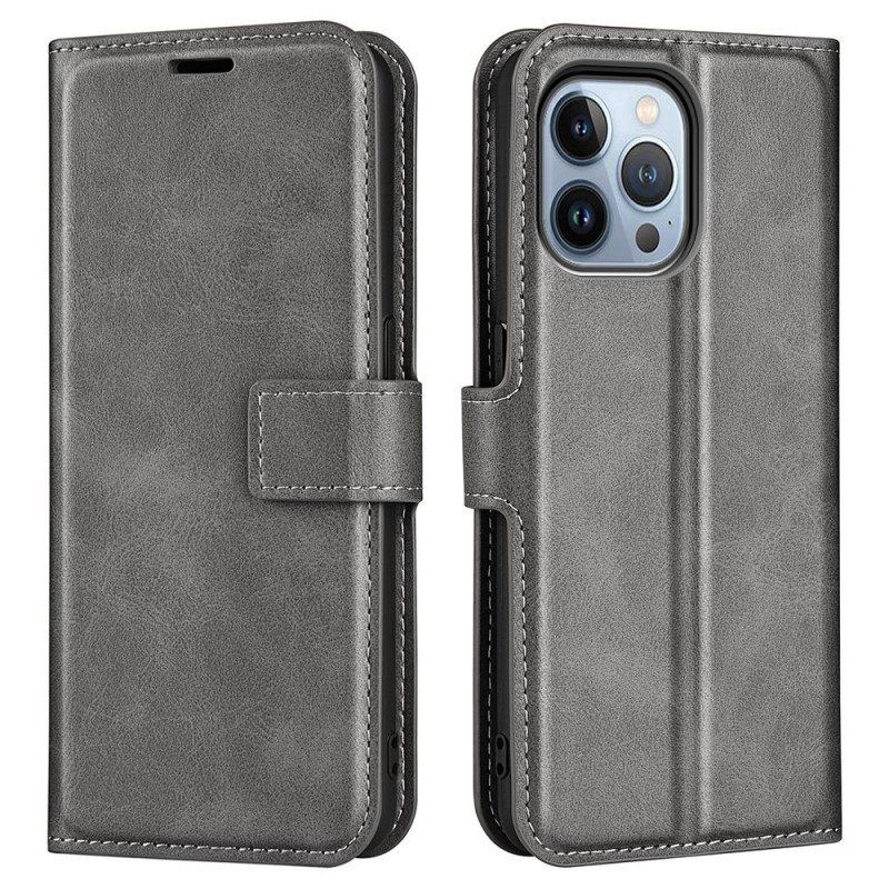 Folio Deksel Til iPhone 14 Pro Max Finesse Sømmer