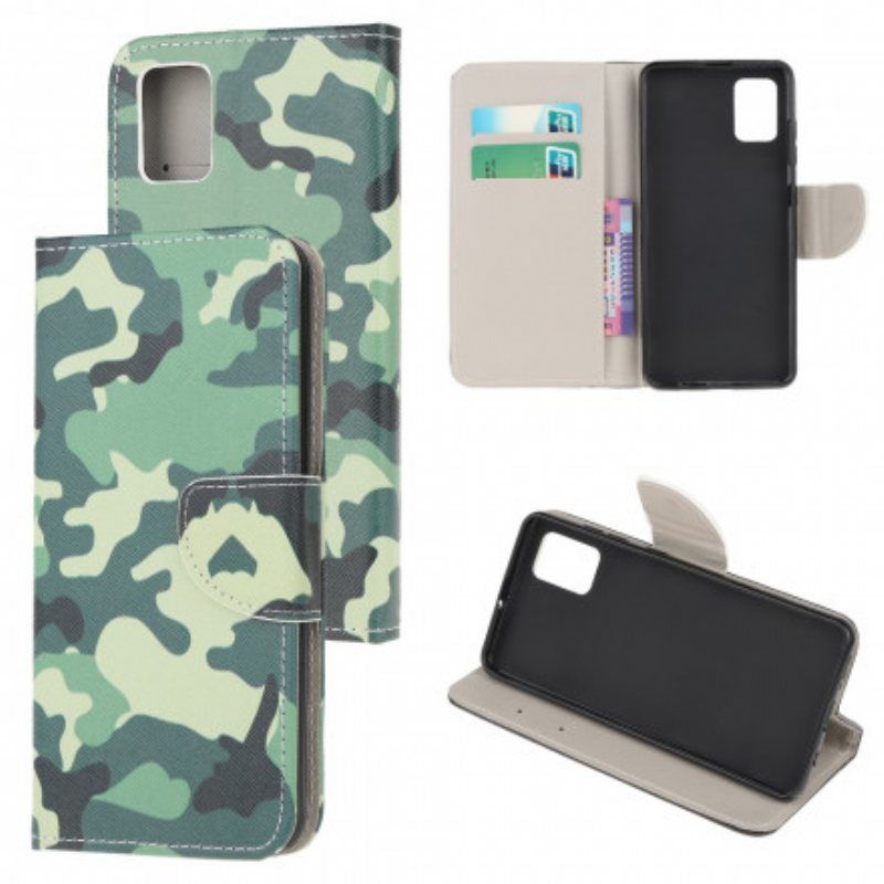 Folio Deksel Til Moto G100 Militær Kamuflasje