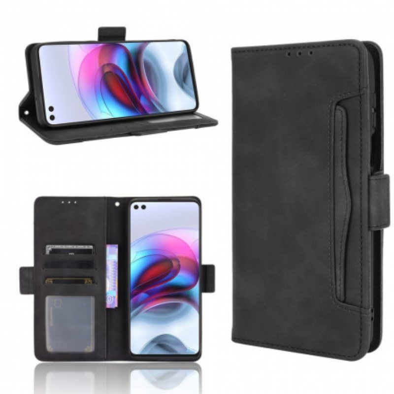 Folio Deksel Til Moto G100 Multi-card Premier Class