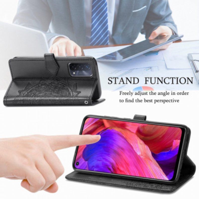 Folio Deksel Til Oppo A54 5G / A74 5G Mandala Middelalder