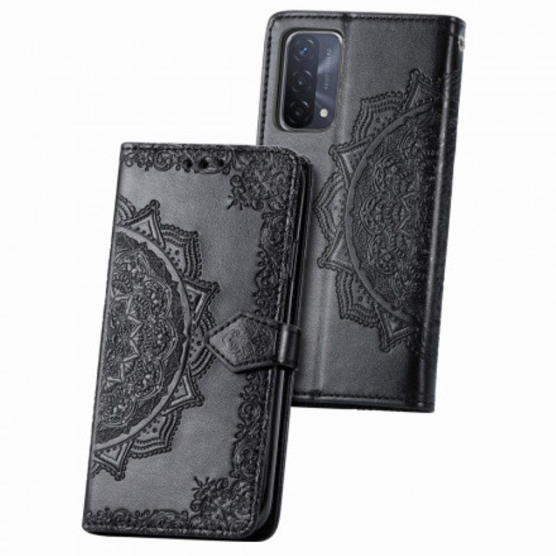 Folio Deksel Til Oppo A54 5G / A74 5G Mandala Middelalder