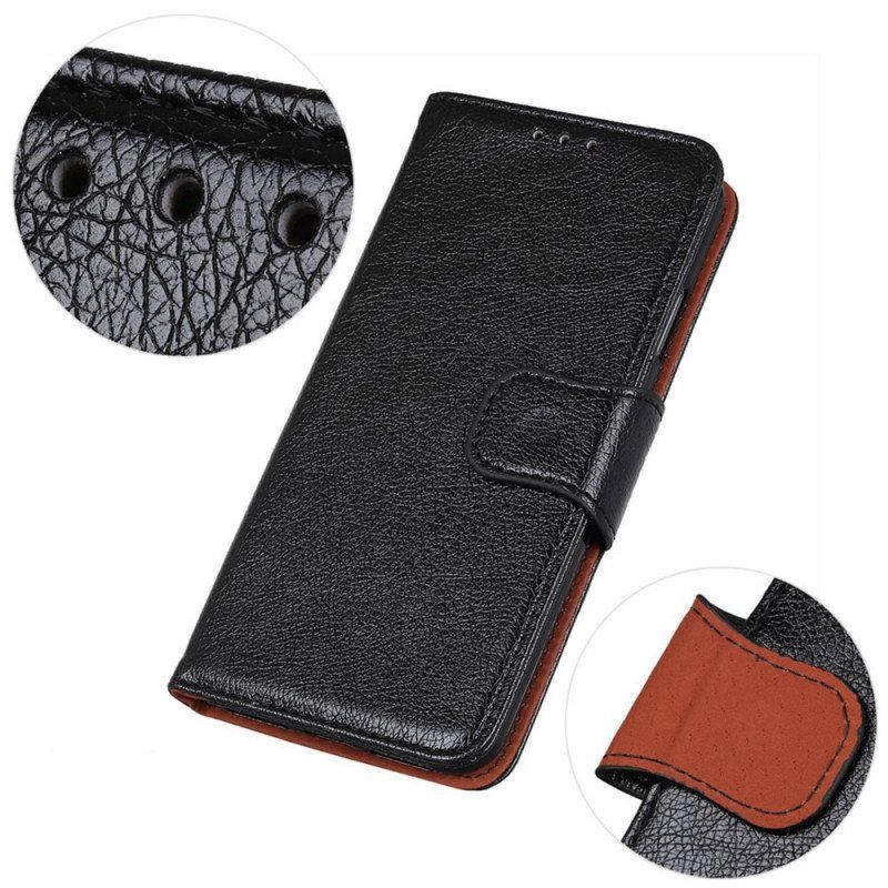 Folio Deksel Til Poco X4 GT Nappa Split Leather