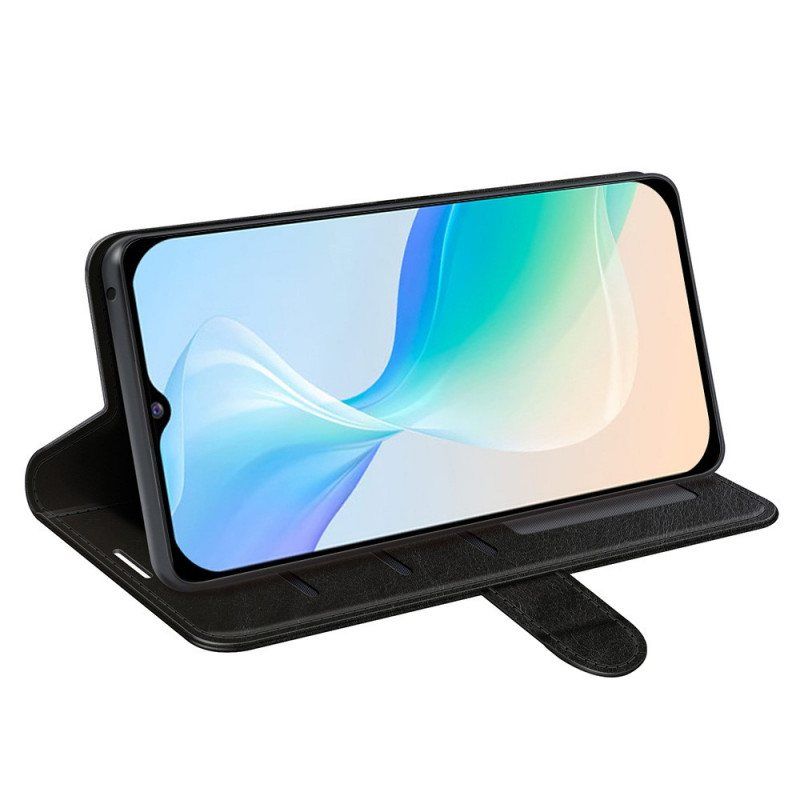 Folio Deksel Til Vivo Y76 5G Designer Skinneffekt