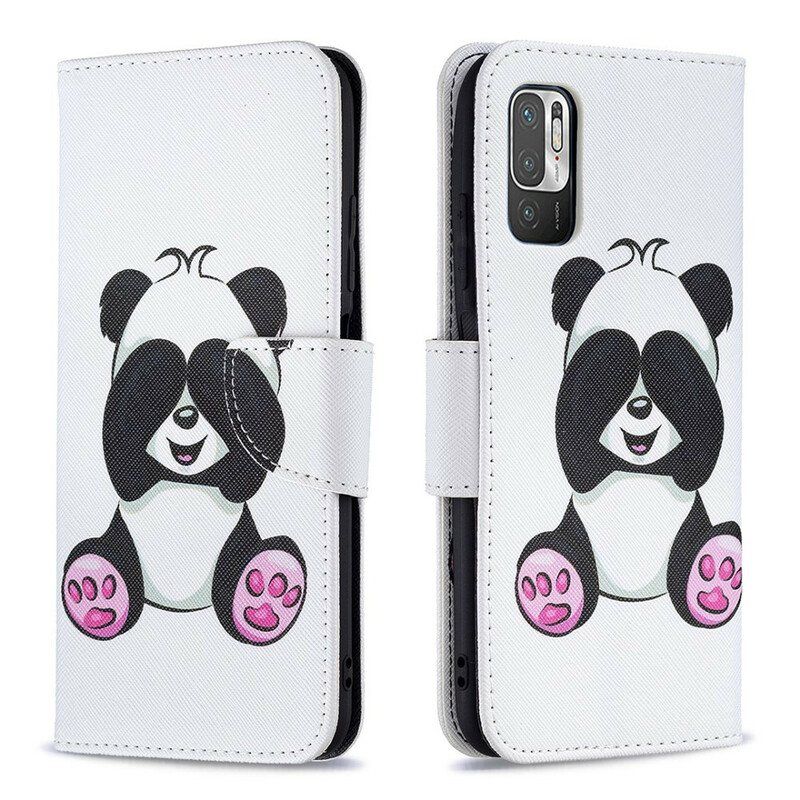Folio Deksel Til Xiaomi Redmi Note 10 5G Panda Moro