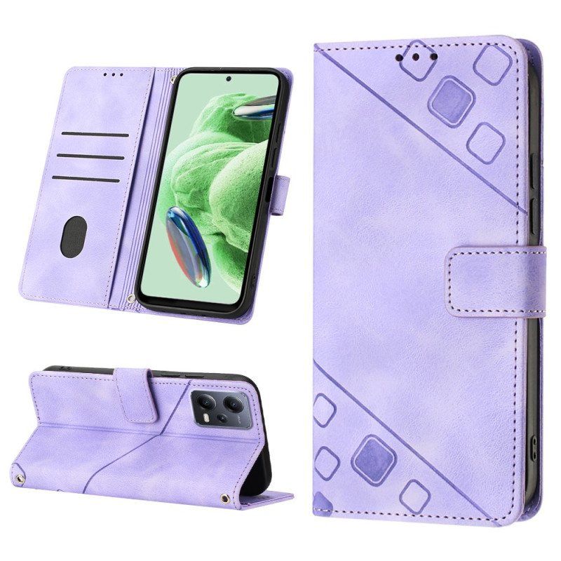 Folio Deksel Til Xiaomi Redmi Note 12 5G Design 70