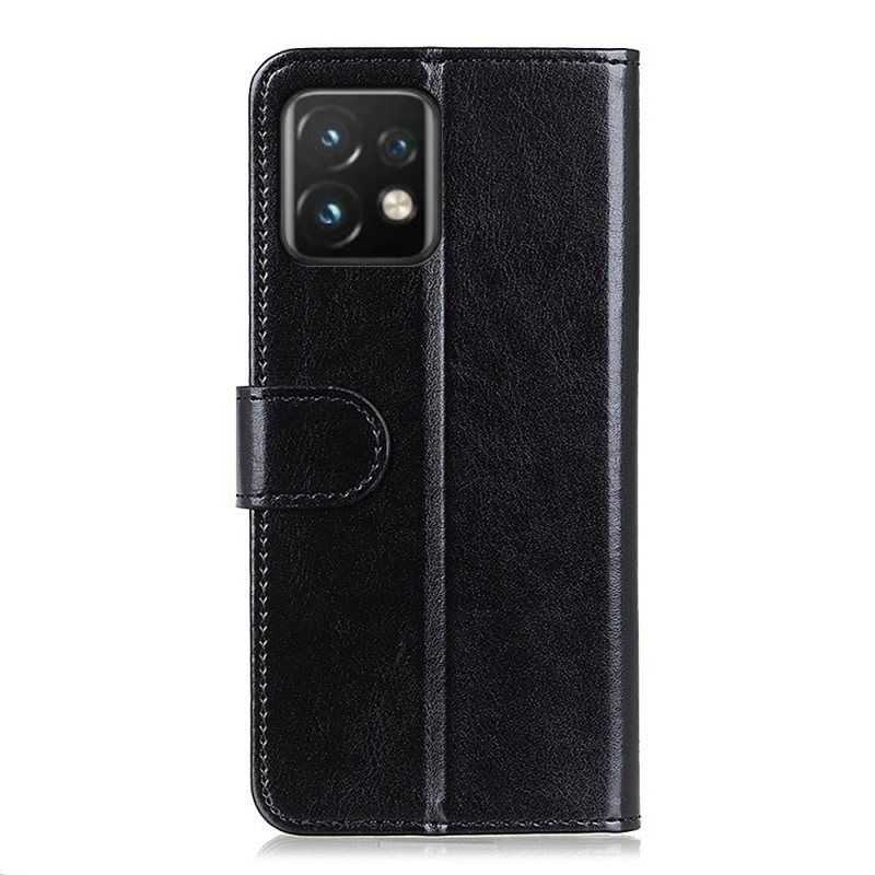 Lærdeksel Til Motorola Edge 40 Pro Imitert Lakkskinn