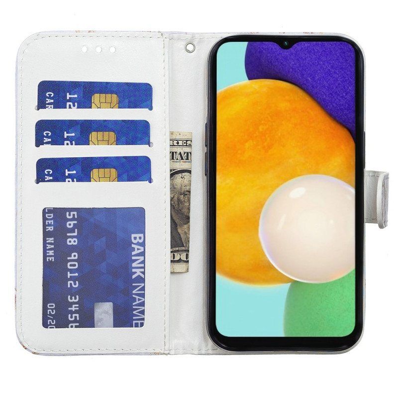 Lærdeksel Til Samsung Galaxy A13 5G / A04s Tegnet Mandala