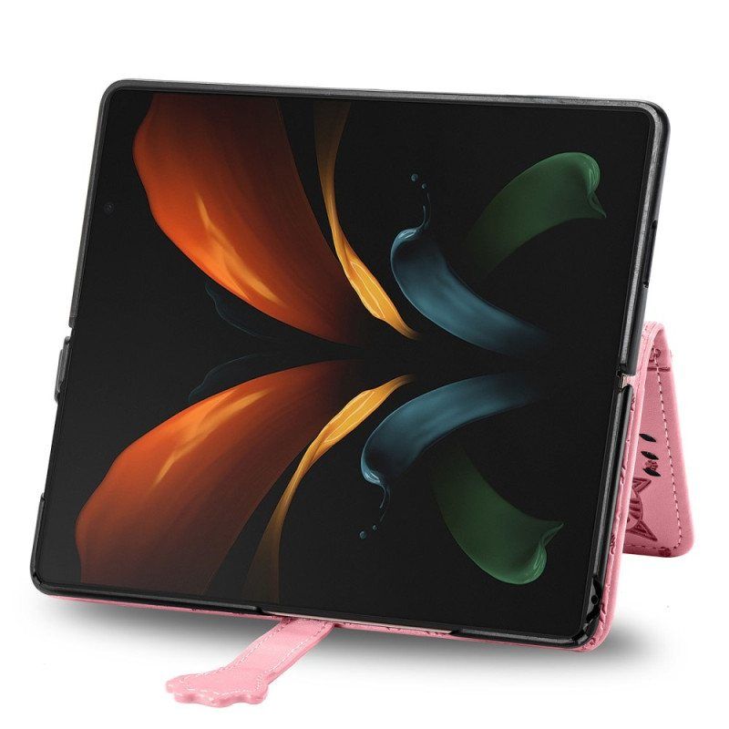 Lærdeksel Til Samsung Galaxy Z Fold 4 Som Hund Og Katt