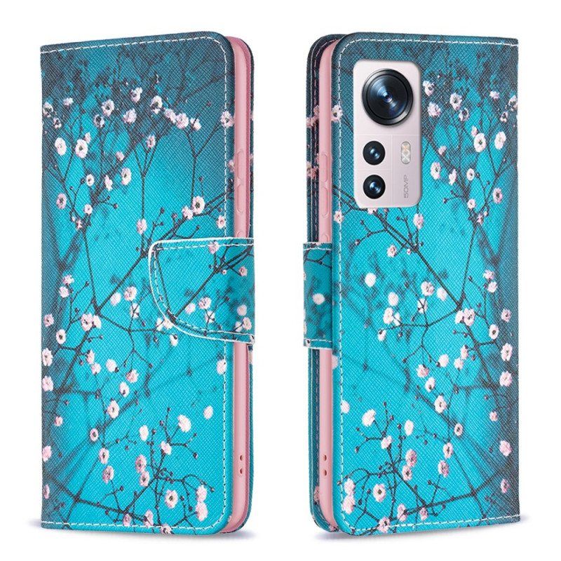 Lærdeksel Til Xiaomi 12 / 12X Blomstrende Tre